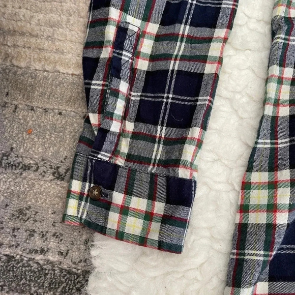 Eddie Bauer Plaid Flannel button down - size XXL - Picture 4 of 16